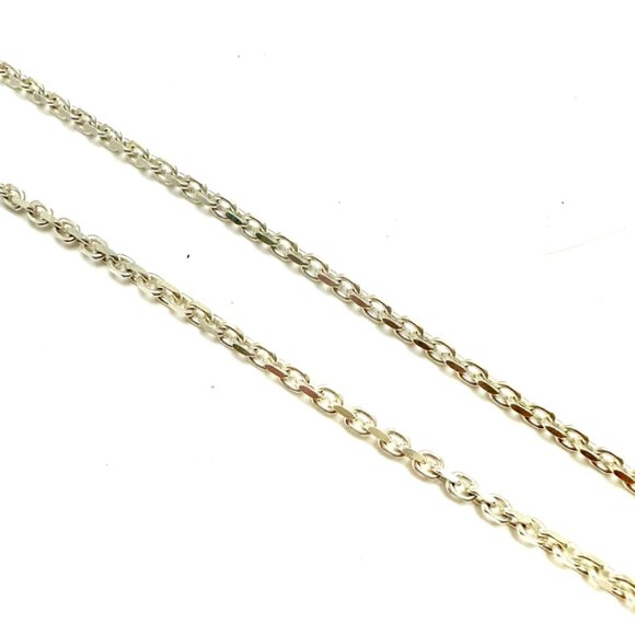 30 inch Anchor Chain Made in Italy Sterling Silver Stamped 925 - Picture 2 of 5